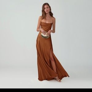 Fame and Partners Strappy Draped Gown WORN ONCE